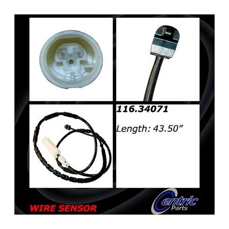 Centric Brake Pad Sensor Wires, Parts 116.34071